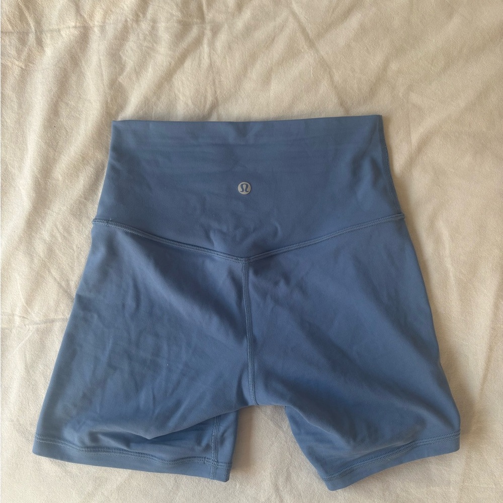 lululemon athletica High-Rise Blue Bike Shorts